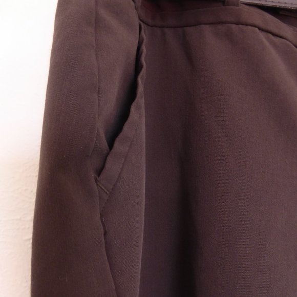 Brown Wide Leg Capri Pants - by East 5th - Picture 3 of 5